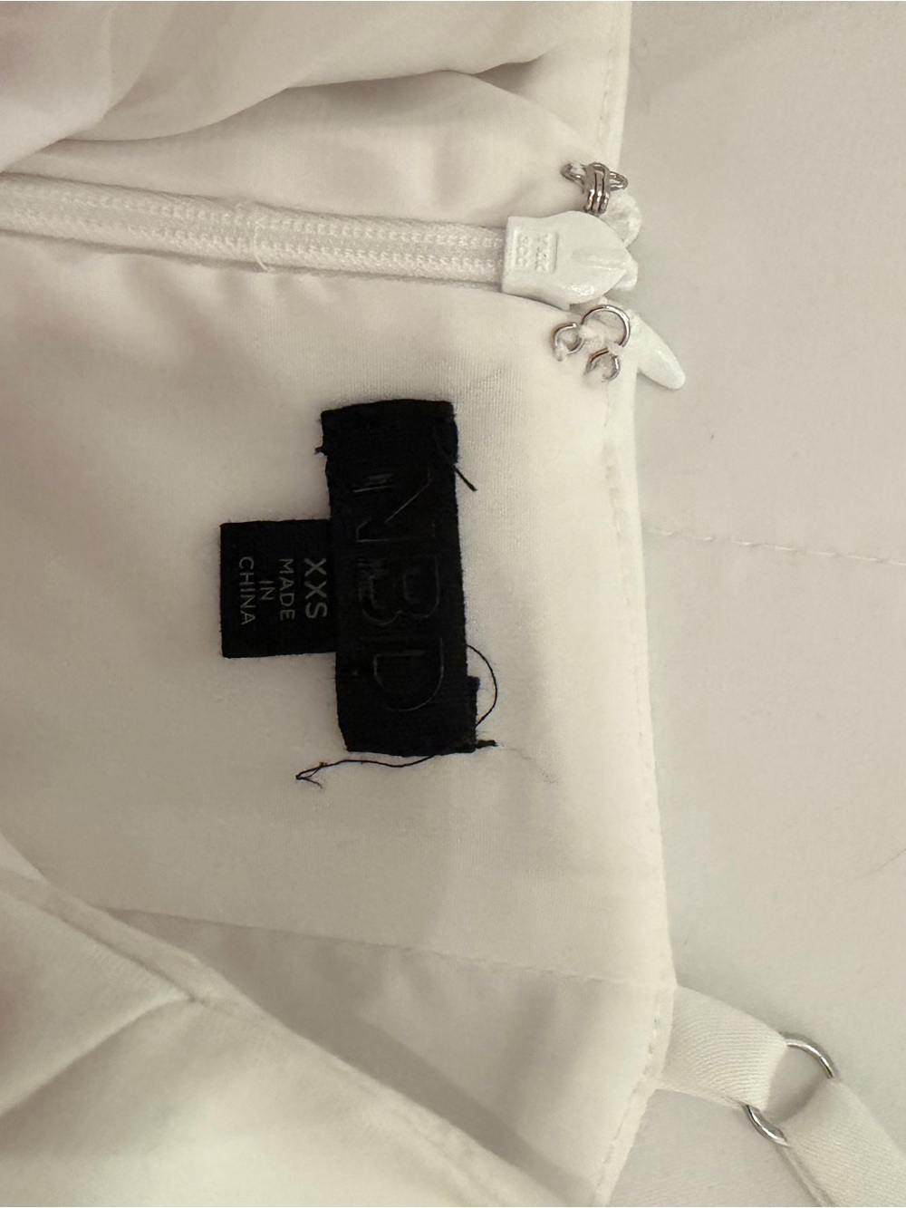 NBD Katerina Mini Dress in White - Picture 6 of 7